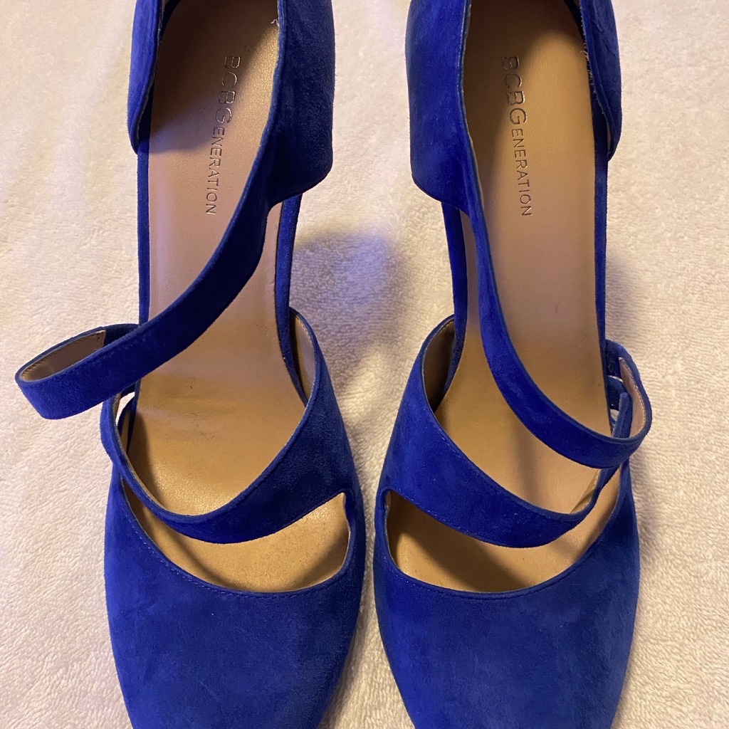 Brand New Gorgeous High Quality Suede Heels By Bcbg  Box 59